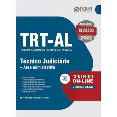 Imagem de Apostila TRT-AL - Técnico Judiciário - Área Administrativa - Nova Conc