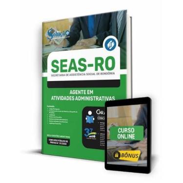 Imagem de Apostila SEAS-RO - Agente em Atividades Administrativas - Editora Solu