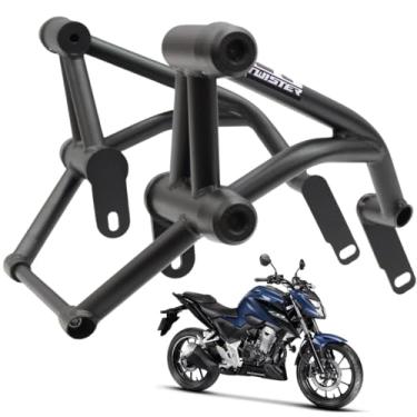 Imagem de Protetor Stunt Race CB 300F TWISTER Slider de proteção motor e carenagem Stunt Cage 2023 em diante (PRETO FOSCO)