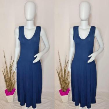 Imagem de Vestido Regatão - nascimentomodas2020, Azul marinho, M