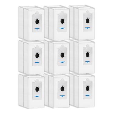 Imagem de (9 peças) Sacos de pó de substituição T30S compatíveis com aspirador de pó ECOVACS DEEBOT X5 Pro Omni/ T30S/ T30S Pro/X2/X2 Omni/X2 Pro/X5/DEX86, kit de acessórios para sacos de pó descartáveis