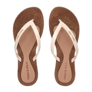 Imagem de Chinelo Feminino Terra e Água Dedo Confortável Leve Antiderrapante, 37