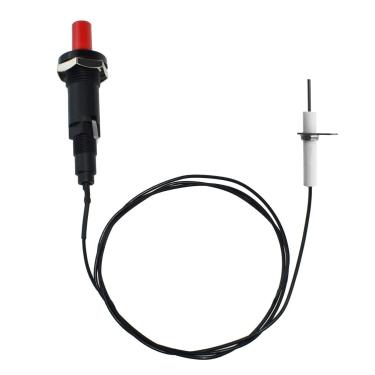 Imagem de Aifeier ET Piezo Spark Ignition, Kit de ignição piezo com botão de pressão de propano com eletrodo de cerâmica roscado, adequado para lareira a gás, forno, aquecedor, ignição de cozinha (pacote com 1)