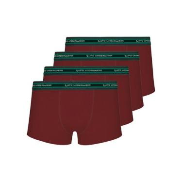 Imagem de Kit com 4 Cuecas Sunga Lupo 460-003, Vermelho, G