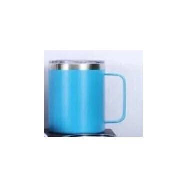 Imagem de Caneca Térmica Premium 350ml Com Tampa – Bebida na Temperatura Perfeita, Sempre! Quente ou Gelada (Azul)