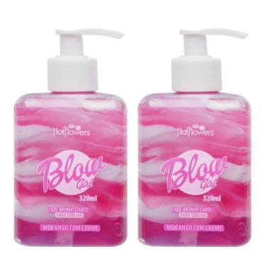 Imagem de Combo 2 Gel Blow Girl Sexo Oral Beijável 320ml Hot Flowers - Creamy