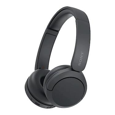 Imagem de Sony WH-CH520 Fones de ouvido intra-auriculares Bluetooth sem fio compactos e fáceis de transportar com microfone (preto)