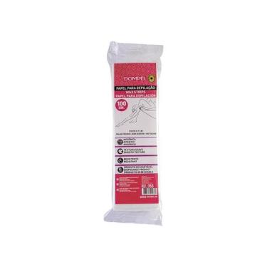 Imagem de Kit 100 Papel para Depilação Falso Tecido Tnt Profissional Dompel