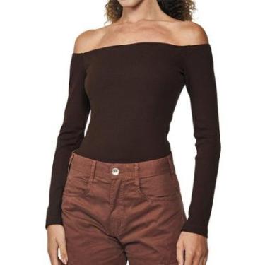 Imagem de Blusa Colcci Slim Ombro a Ombro Feminina-Feminino
