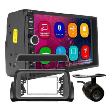 Imagem de Kit central multimidia MP5 7 pol câmera de ré fiat argo 2018 A 2020