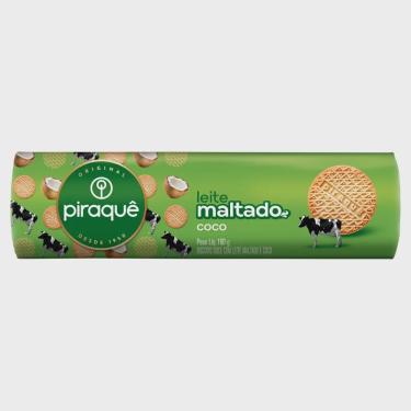 Imagem de Biscoito Piraquê Leite Maltado 132g Coco