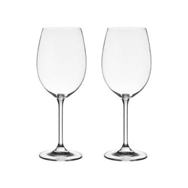 Imagem de Taça de Cristal Bohemia Para Vinho 450 ml Colibri/Gastro 2 Peças - Boh