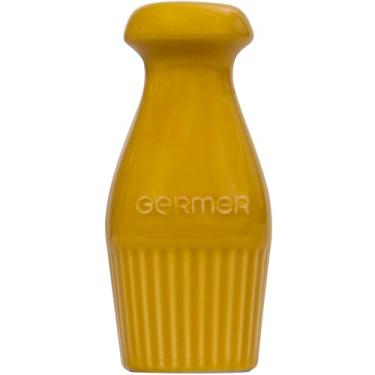 Imagem de Germer, Saleiro em porcelana (Dispenser de Sal), modelo assar ou servir, 150 ml, Amarelo