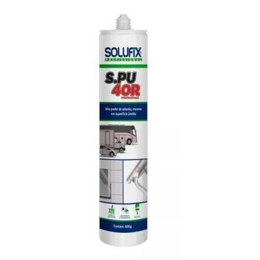 Imagem de Silicone s.pu 40 r preto 400g - solufix