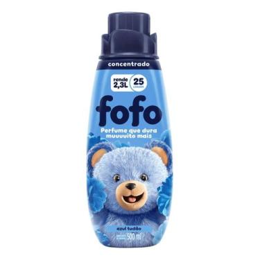 Imagem de Amaciante De Roupa Concentrado Tudao Azul Fofo 500ml