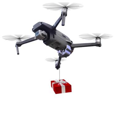 Imagem de Cosaita Sistema Airdrop de carga útil para DJI Mavic 2, liberação de transporte com gancho de pesca, clipe de isca, adequado para acessórios DJI Mavic 2 (Mavic2)