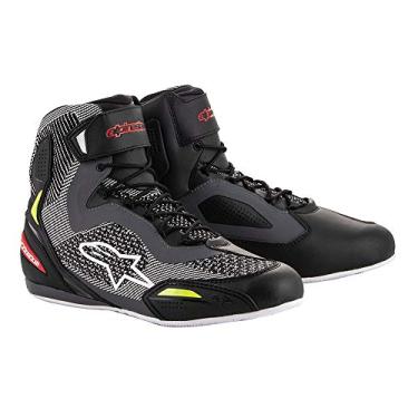 Imagem de Alpinestars Sapatos Faster 3 Rideknit (41) (Preto/Cinza/Vermelho/Amarelo)