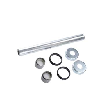 Imagem de Motoforti Kit de bucha de rolamento de braço oscilante compatível com Yamaha Banshee 1987-2006, kit de reconstrução de bucha de parafuso de rolamento prateado de metal durável de longa duração