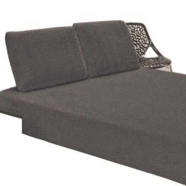 Imagem de Jogo de Lençol Queen em Manta Plush 3 Peças - Chumbo - 100% Poliéster 