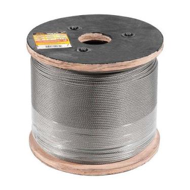 Imagem de CABO DE AÇO VONDER INOX 6X19m 40M 3,18 mm 1/8