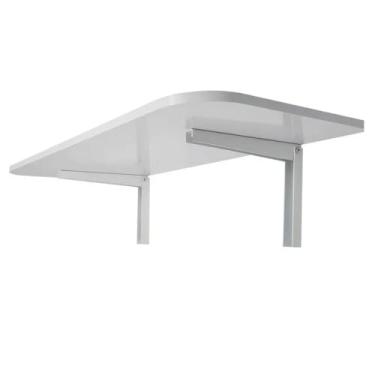 Imagem de Mesa Dobravel Retratil de Parede Suspensa Borda Redonda 100Cm Para Banheiro(120x40Cm)