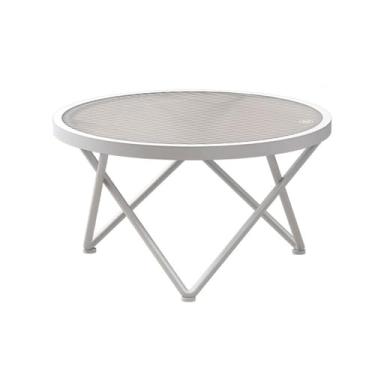 Imagem de Mesa de Centro Janela pequena mesa varanda pequena mesa de chá redonda tatami mesa de chá creme vento janela piso mesa curta Mesa de Chá(Pequeno)