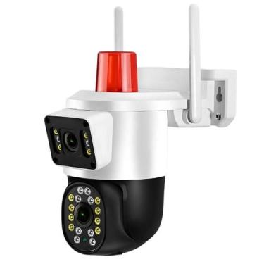 Imagem de Camera de segurança FULL HD Wifi Lente dupla Zoom sensor e rastreio de