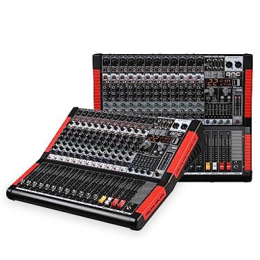 Imagem de BOMGE Mesa De Som Profissional Com Console, Sistema Mesa, Interface Digital Usb 12 Canais, Bluetooth, Mp3, Entrada Para Pc, Alimentação Fantasma 48 V, Estéreo, Estúdio Dj 24 Dsp Iniciantes (12-X)