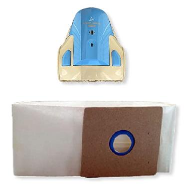 Imagem de 6 Sacos Refil Coletor de Papel Descartável para Aspirador Black e Decker LAS2000 Tambor Cartucho Bag