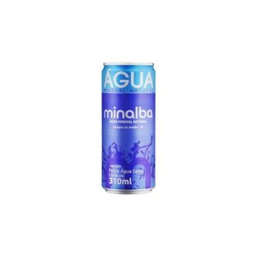 Imagem de Agua mineral minalba sem gás lata 310ml