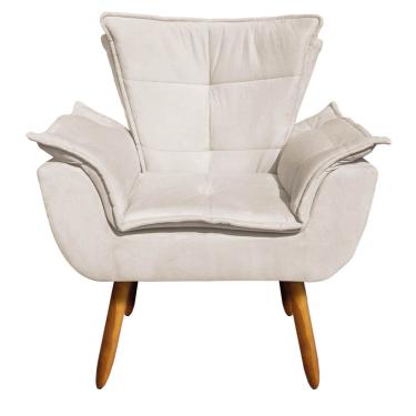 Imagem de Kit Namoradeira 02 Poltronas Opala Suede Bege