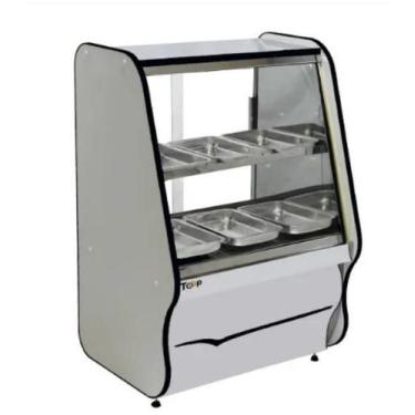 Imagem de Balcão  Vitrine Salgados Linha Toop VST 070 Preto Ormifrio, 110V