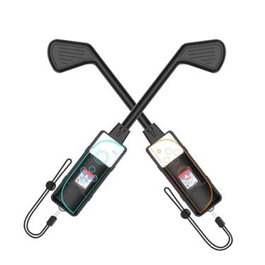 Imagem de XHSESA Golf Club Grips for Switch 2 - Controller Hand Grips for Mario Golf & Switch Sports game (Black)