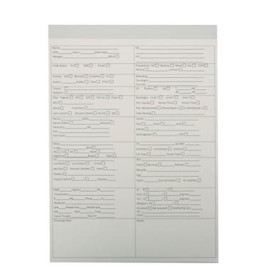 Imagem de Clipboard Folder and Refillable Nursing report Notepad (Refill Notepad- 1 Patient per Template)