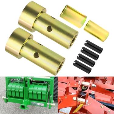 Imagem de Sporthfish TK95029 Conjunto de buchas de adaptador de engate rápido com buchas de elo superior apto para Cat 1 implementos de trator de 3 pontos categoria 1 buchas de engate rápido, 1 par, ouro