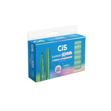 Imagem de CIS Marcador de Texto Lumini Metallic, Verde, Caixa com 6 unidades