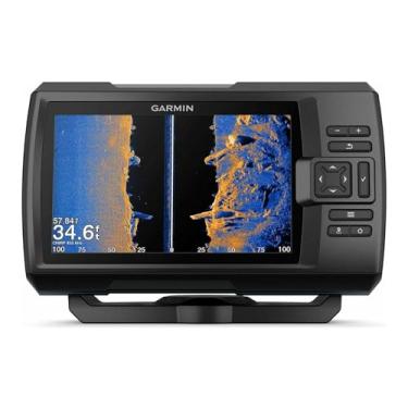 Imagem de Garmin Striker Vivid 7sv, fácil de usar 17,78 cm Color Fishfinder e transdutor de sonar, paletas de cores de sonar de digitalização vívida (010-02553-00)
