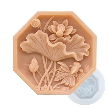 Imagem de Molde de silicone de flor molde de barra de saboneteira DIY moldes artesanais molde de sabão artesanal