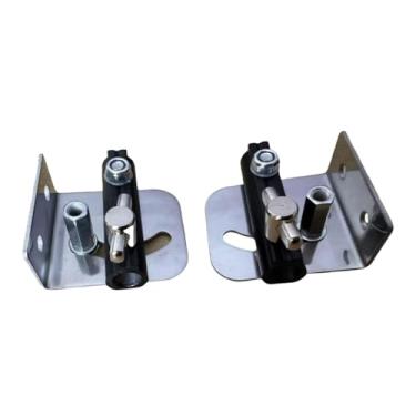 Imagem de Generic Suporte de montagem de correia de caixa com 2 peças e fivela de correia de parafuso, peças de instrumento de percussão de metal para prática, palco