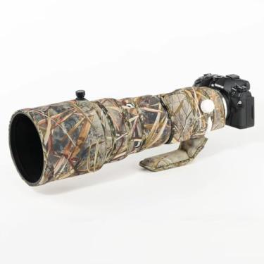 Imagem de CHASING BIRDS O revestimento de lente à prova d'água de camuflagem para Olympus 150-400 mm F4.5 TC1.25x é uma capa protetora de lente à prova de chuva PRO (camuflagem de palheta, com 1,4X e 2,0X TC)