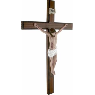 Imagem de Estatueta Jesus Crucificado 50 Cm de parede - Crucifixo - Jesus