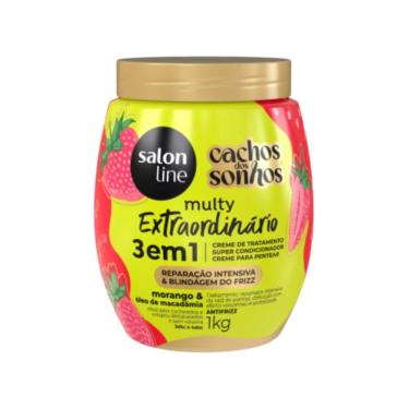 Imagem de Salon Line Cachos dos Sonhos Morango Multy 3 em 1 Creme 1kg
