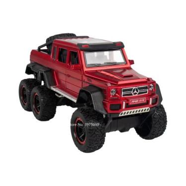 Imagem de Carro De Liga Metálica Diecast Em Miniatura Para Meninos 1:22 G63 6X6 