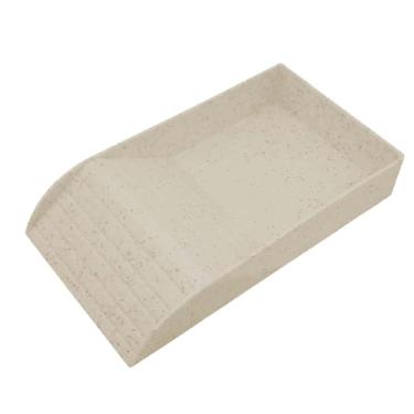 Imagem de MotiveTech Prato de Alimentação para Répteis com Rampa para Banho de Tartarugas, Tigela de Terrário para Hamster, Dragão Barbudo, Escorpião E Tartaruga, branco e S