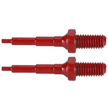 Imagem de Sonew 2PCs Aço Inoxidável Ear Tag de Unha Agulhas Com Pino de Grampo de Liga para Ferramentas de Marcação de Ovelha de Gado Porco, Vermelho, Compatível Com a Maioria Dos Alicates (Agulha de etiqueta