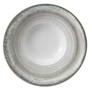 Imagem de Prato Risoto 27cm Porcelana Schmidt - Dec. Esfera Cinza 2416, 2416, 27