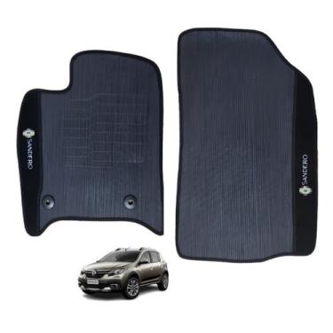 Imagem de Jogo Tapete Borracha Automotivo Para Sandero 2011 2012 2013 - Ecotap