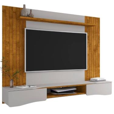 Imagem de Painel 65 Pol E Bancada Suspensa 177cm Ivai Naturalle/off B02 - Mpozenato