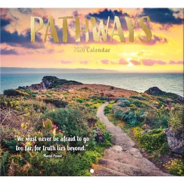 Imagem de Calendário de parede tamanho completo Pathways 2026 para planejamento, agendamento e organização