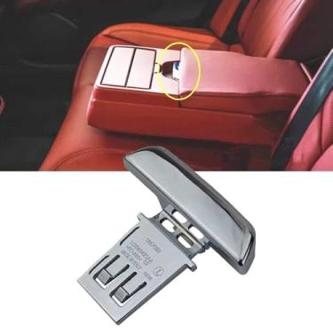 Imagem de WXZOS Fivela de fecho de alça de apoio de braço do assento traseiro para Maserati Ghibli 2014 a 2020
